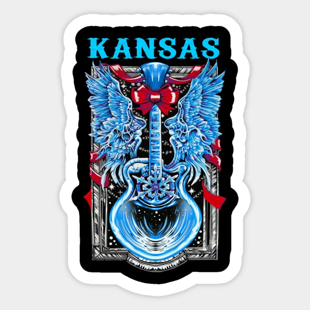 KANSAS BAND Sticker by Pastel Dream Nostalgia